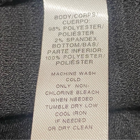 Loft Black Ribbed Boat Neck Top Medium NWT Lace Trim Whimsigoth Boho Chic - Picture 5 of 6